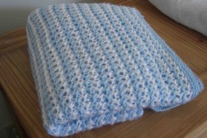 Favorite Blue/White Blanket